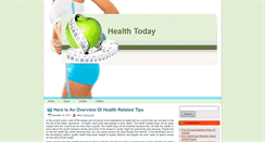 Desktop Screenshot of health-today.org