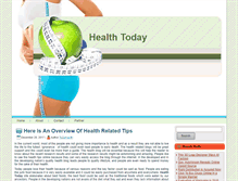 Tablet Screenshot of health-today.org